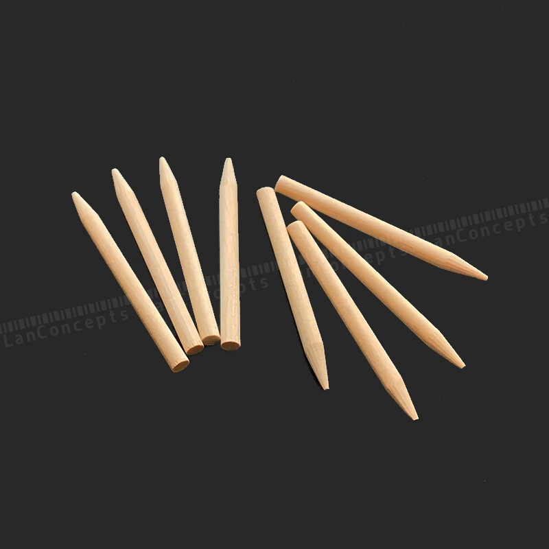 Custom Bamboo Stick Bamboo Skewers Wood Craft Round Skewer Wooden Lollipop Popsicle Sticks Bamboo Icecream Stick Cigars Pointy Stick