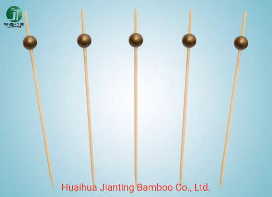 Venta caliente pequeño cóctel de fruta de bambú brocheta/palo/Pick