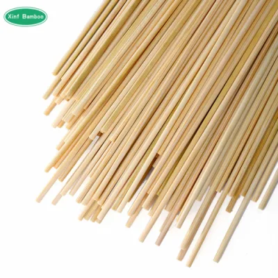 Pincho de bambú redondo disponible biodegradable al por mayor del palillo de madera del pincho del Bbq para la barbacoa